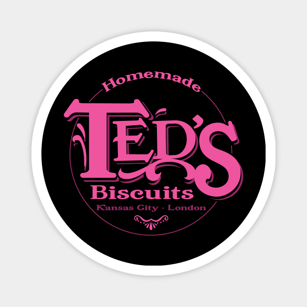 Ted's Biscuits Magnet by CuddleswithCatsArt